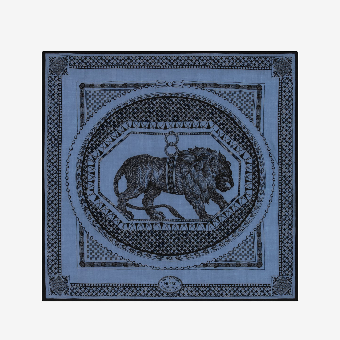 Square 70- Barocco - Blue
