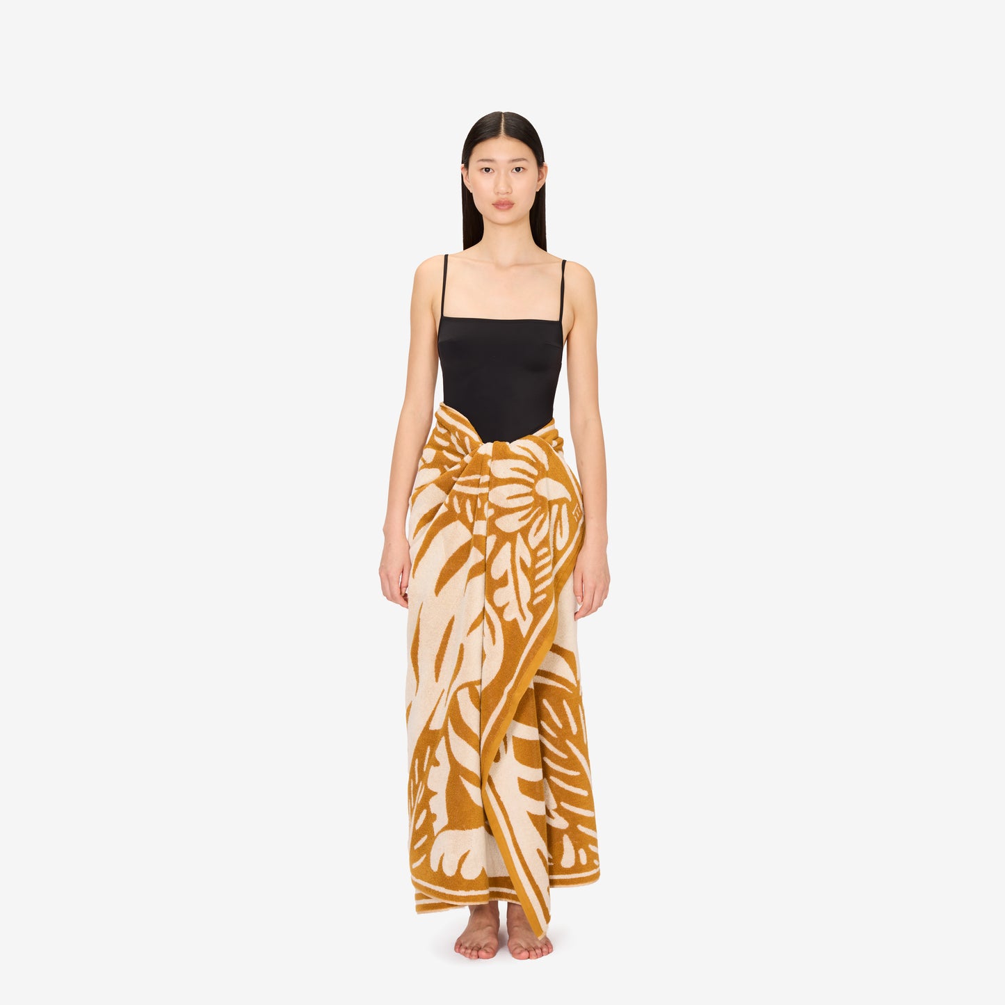 Beach Towel 100 - Jungle - Camel