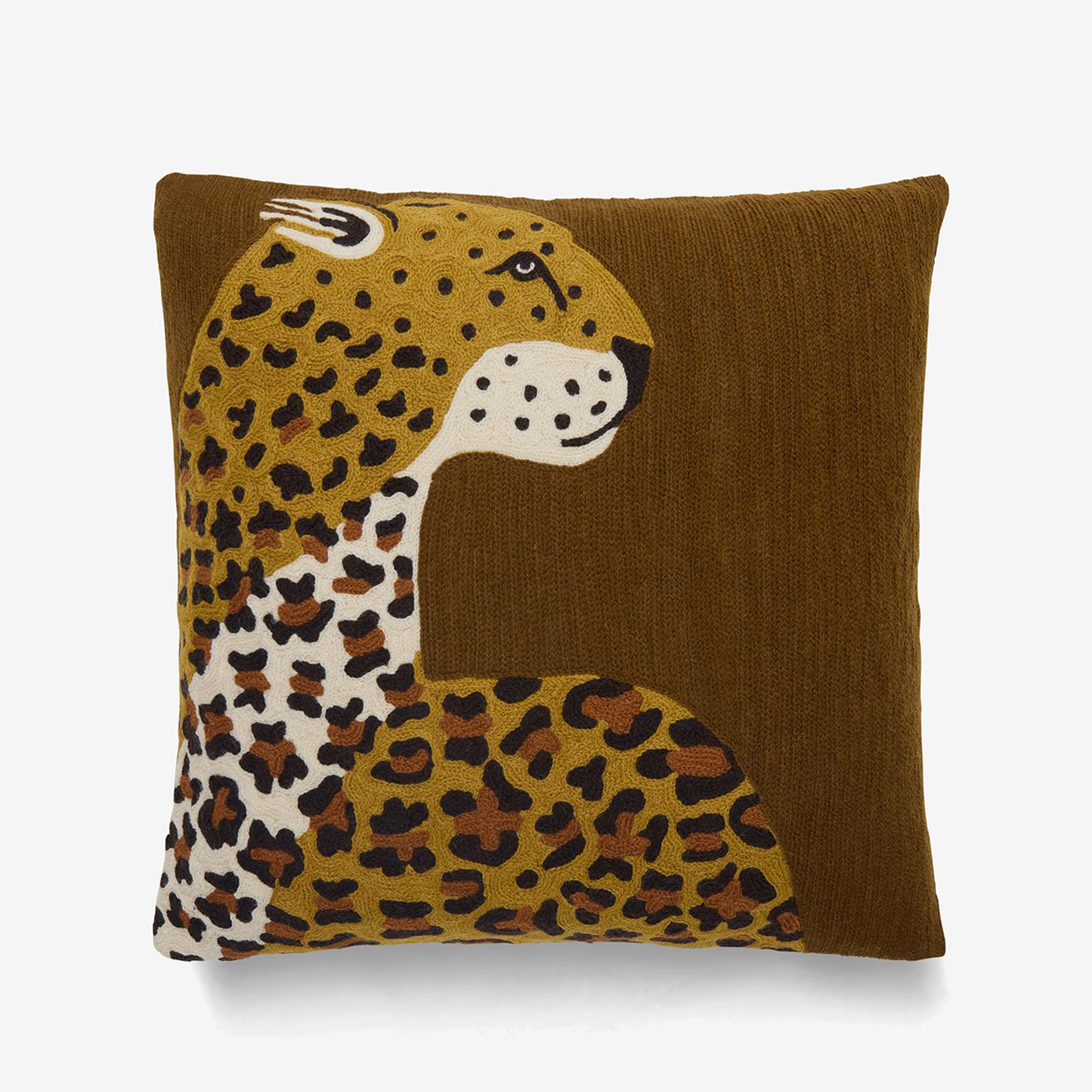 Funda de cojín 45 - Leopard - Azafrán