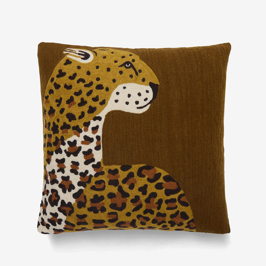 Cushion Cover 45 - Leopard - Saffron