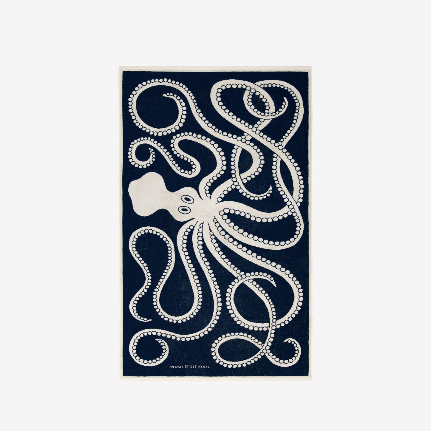 Beach Towel 100 - Octopus - Blue