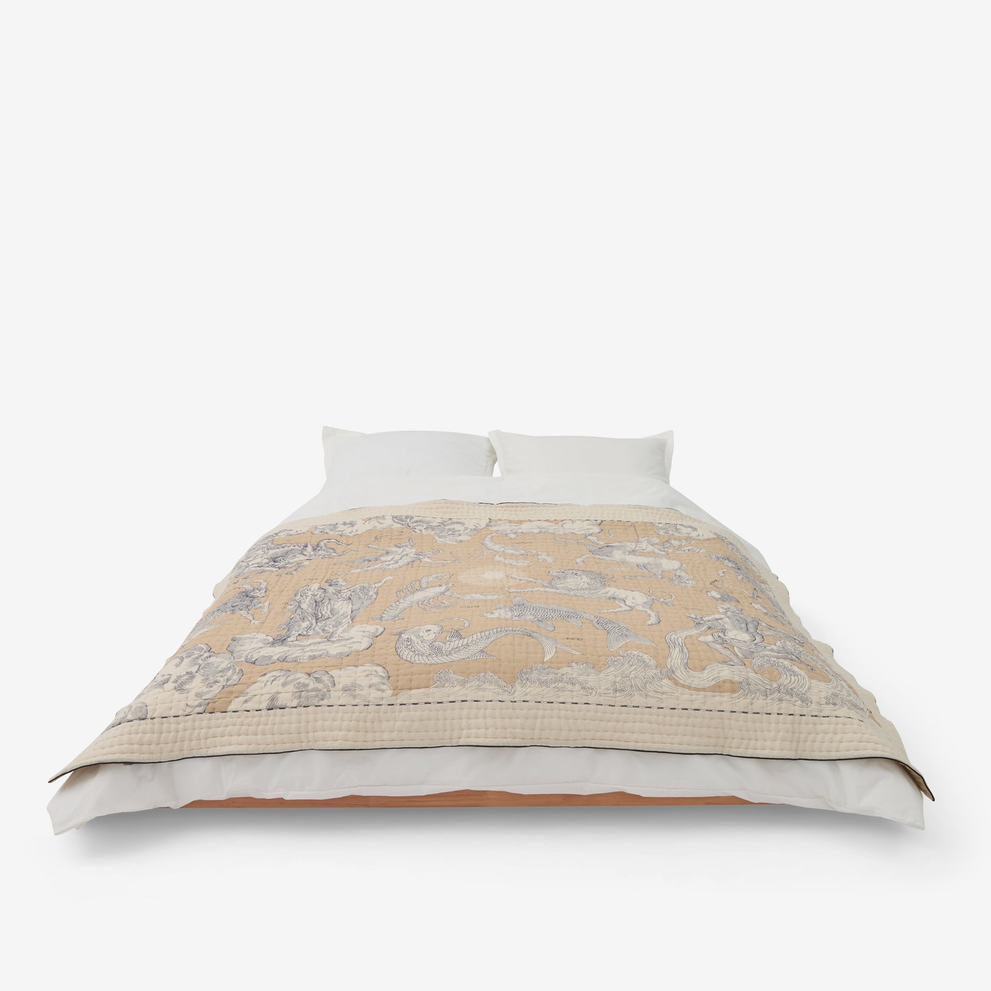 Bettdecke 140 - Astrologie - Beige