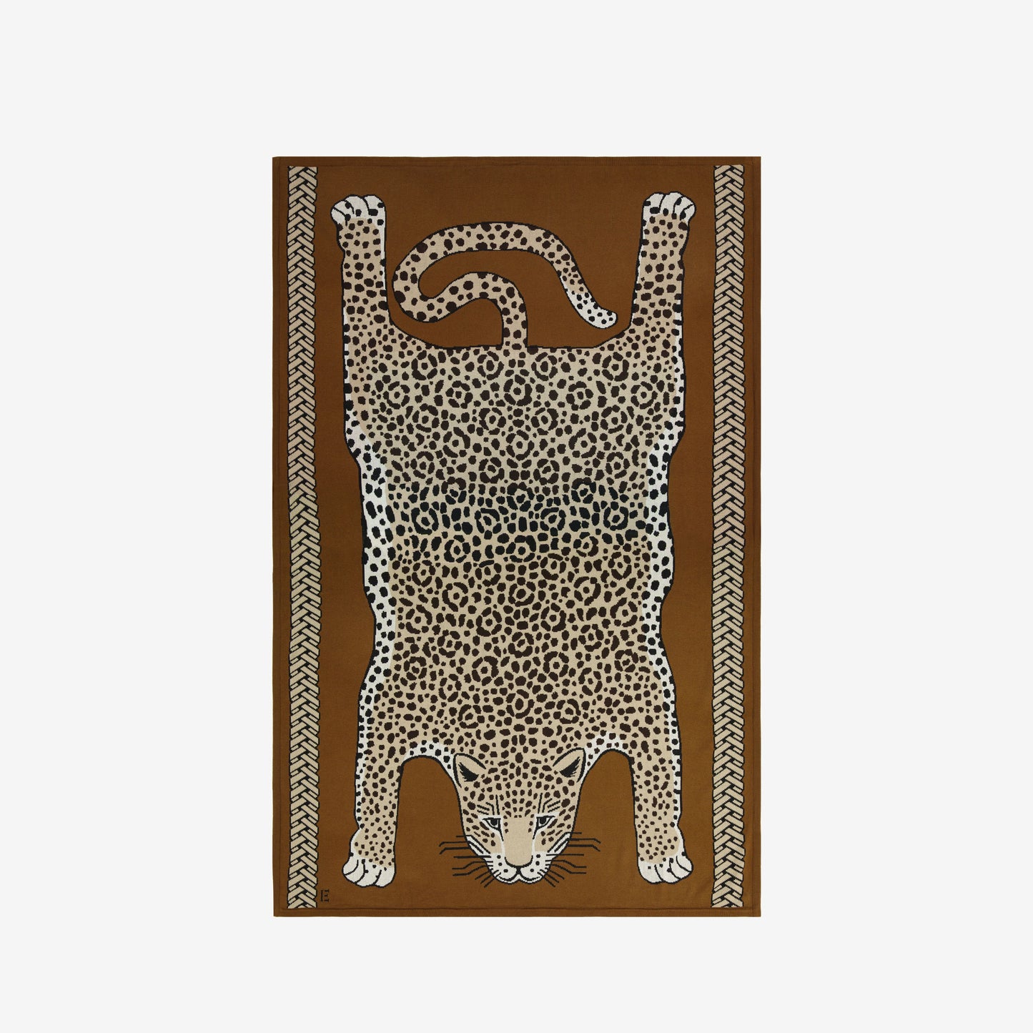 Coperta 130 - Leopard - Beige