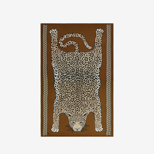 Coperta 130 - Leopard - Beige