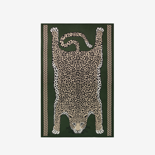Coperta 130 - Leopard - Kaki