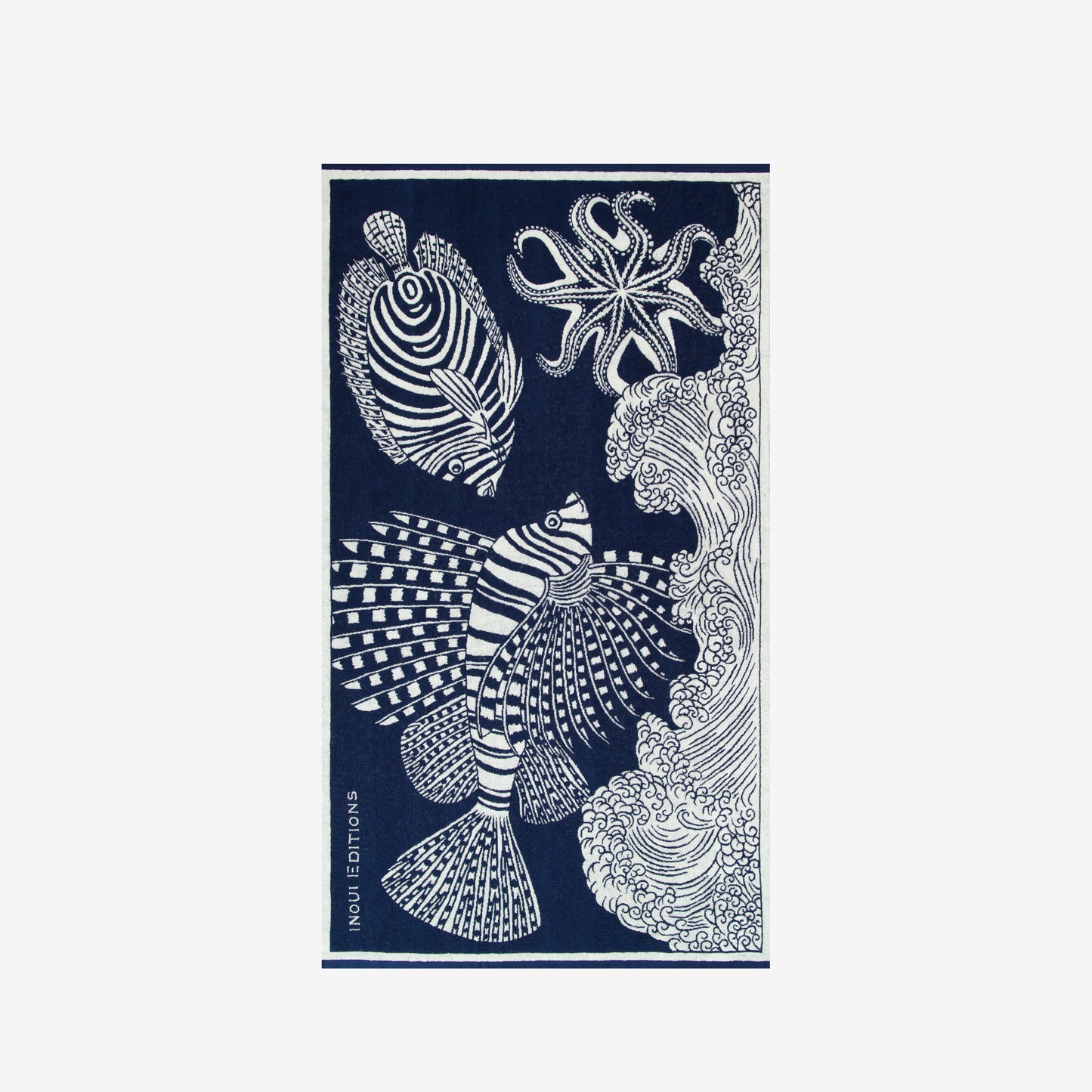 Strandtuch 100 - Poseidon - Marineblau