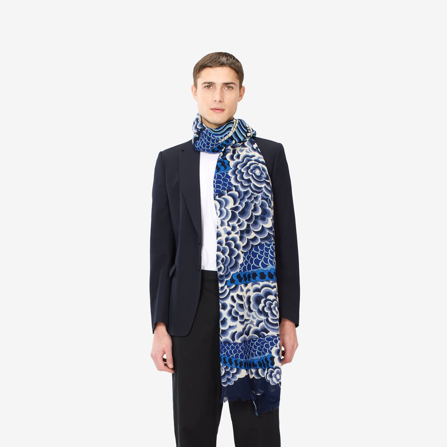 Sciarpa 70 - Dragon - Blu