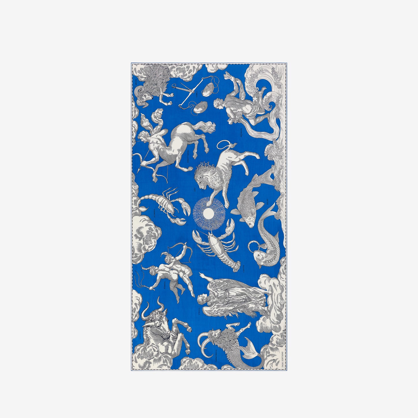 Scarf 100 - Astrologie - Blue