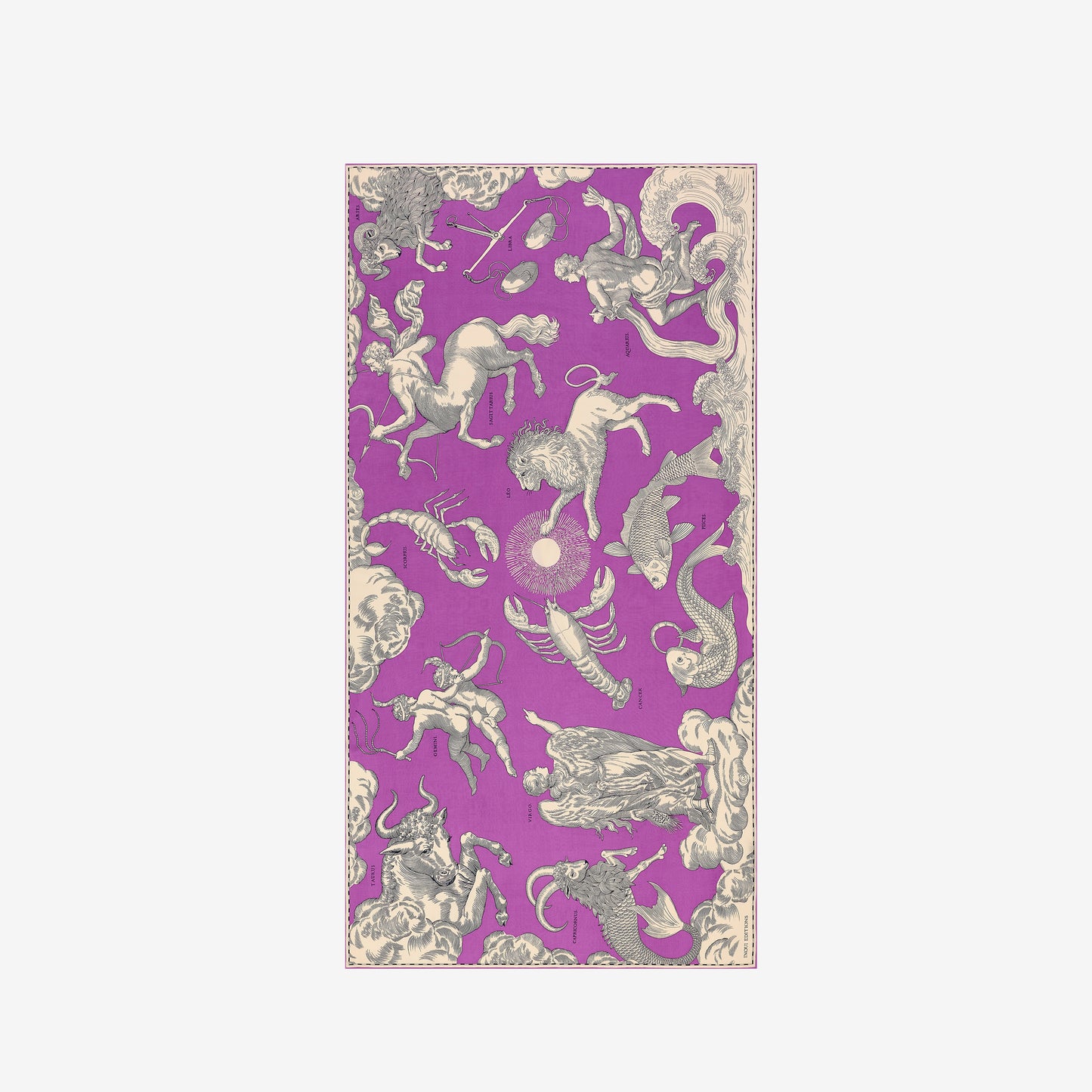 Sciarpa 100 - Astrologie - Viola