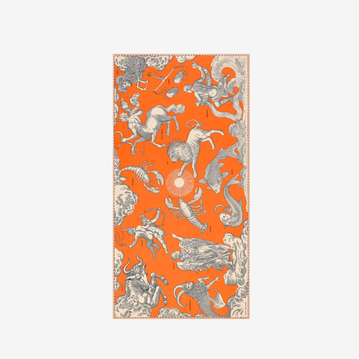 Scarf 100 - Astrologie - Orange