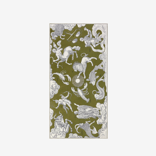 Schal 100 - Astrologie - Khaki