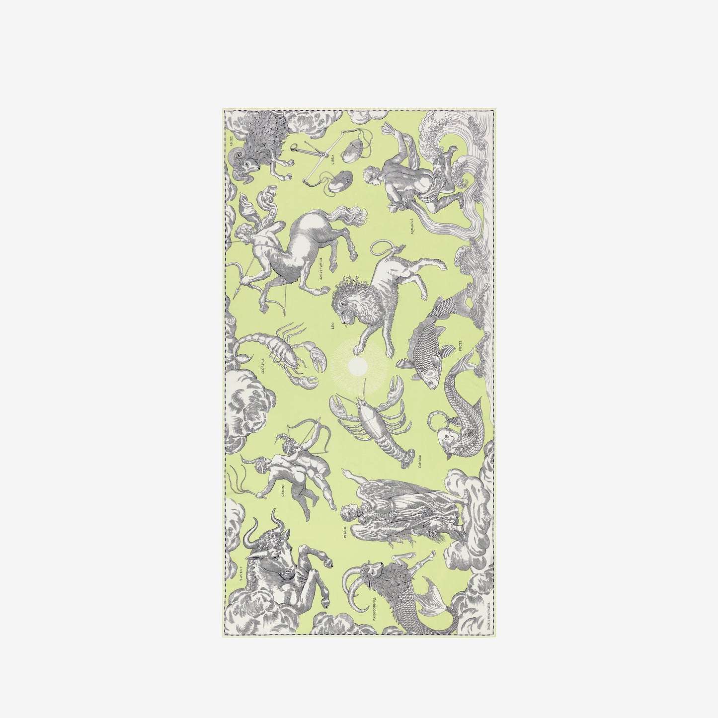 Sciarpa 100 - Astrologie - Verde lime