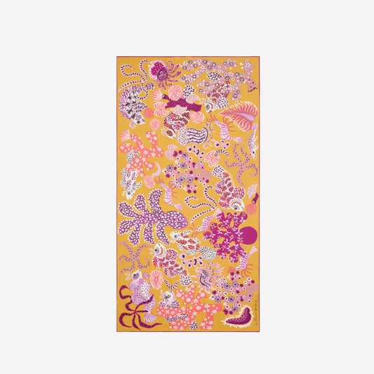 Scarf 100 - Jardin de sirènes / Dom Robert - Yellow