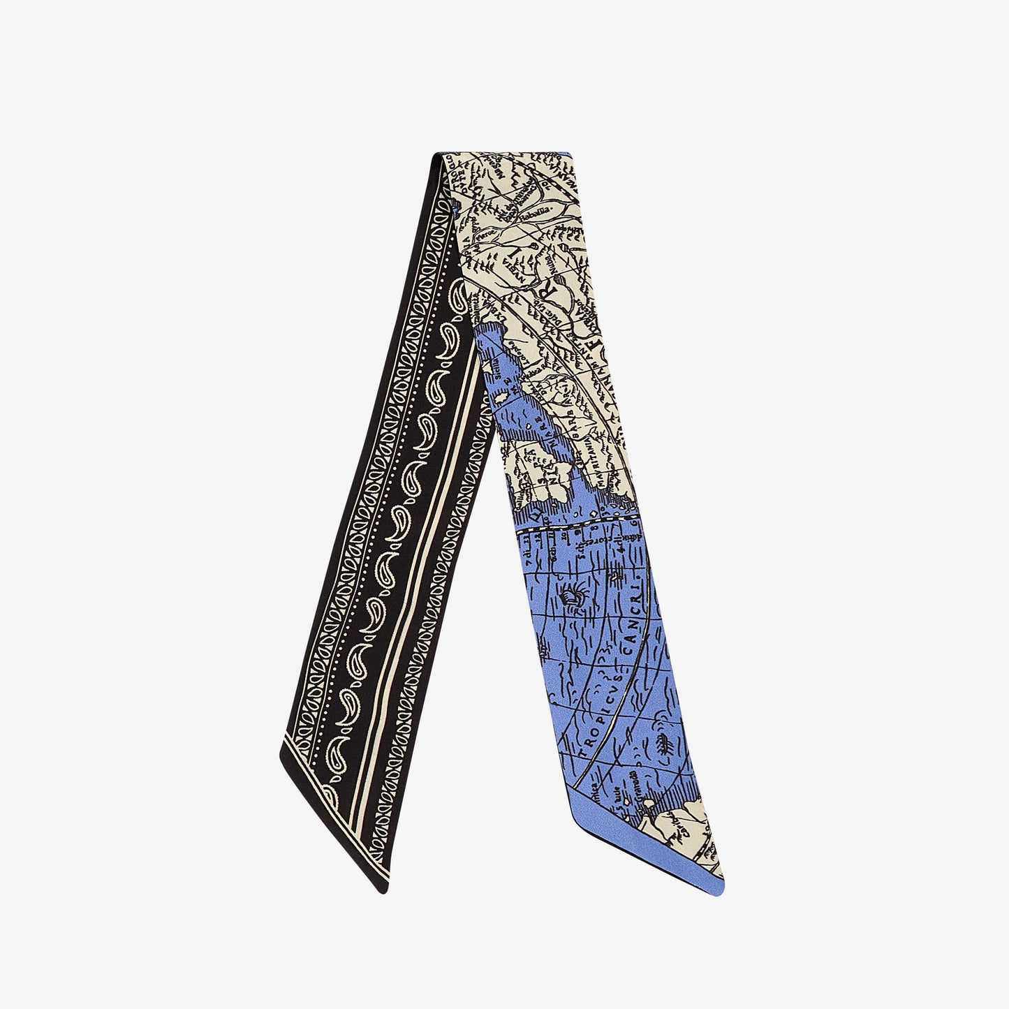 Lavaliere 67 - Mappemonde - Black