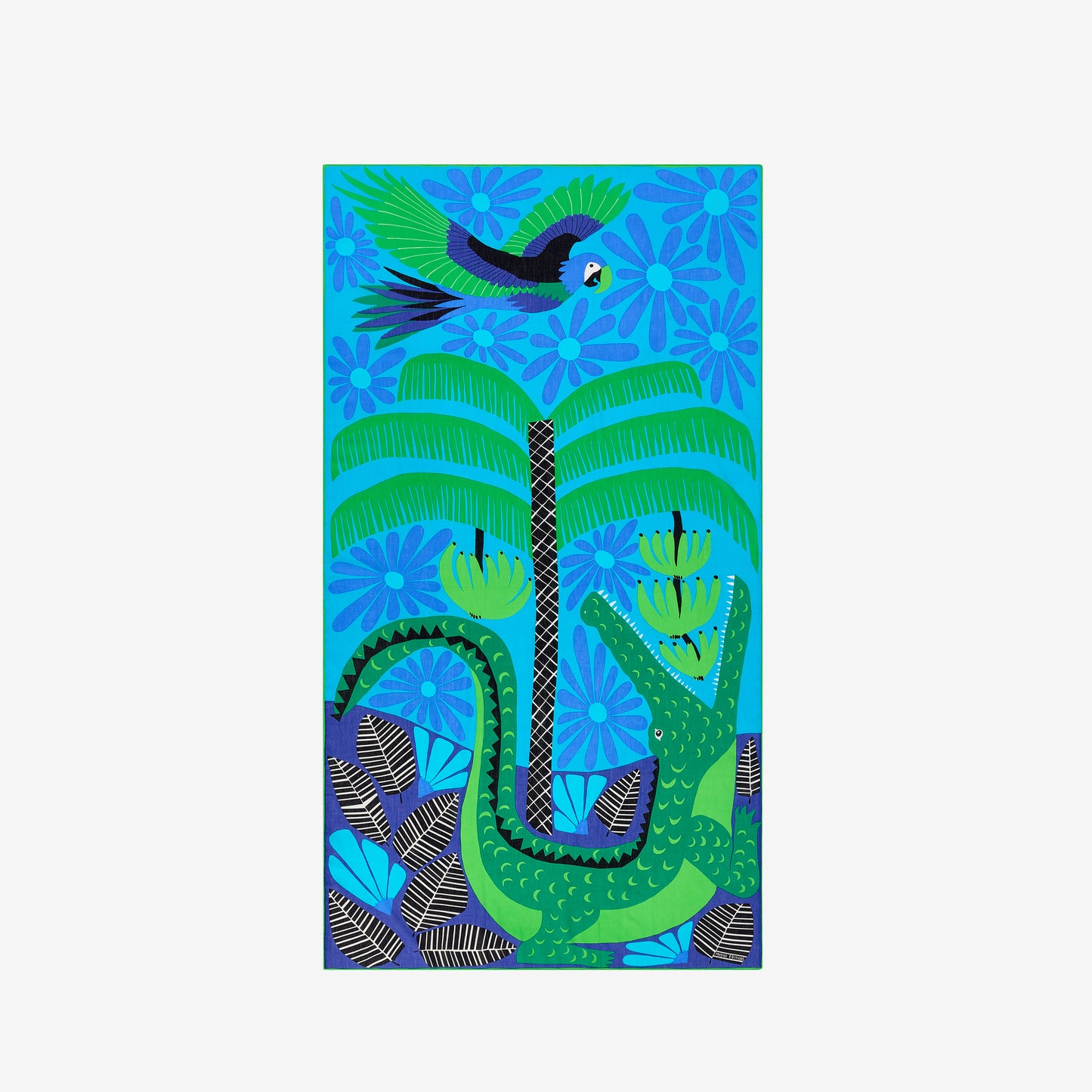 Sciarpa 100 - Mangrove - Blu