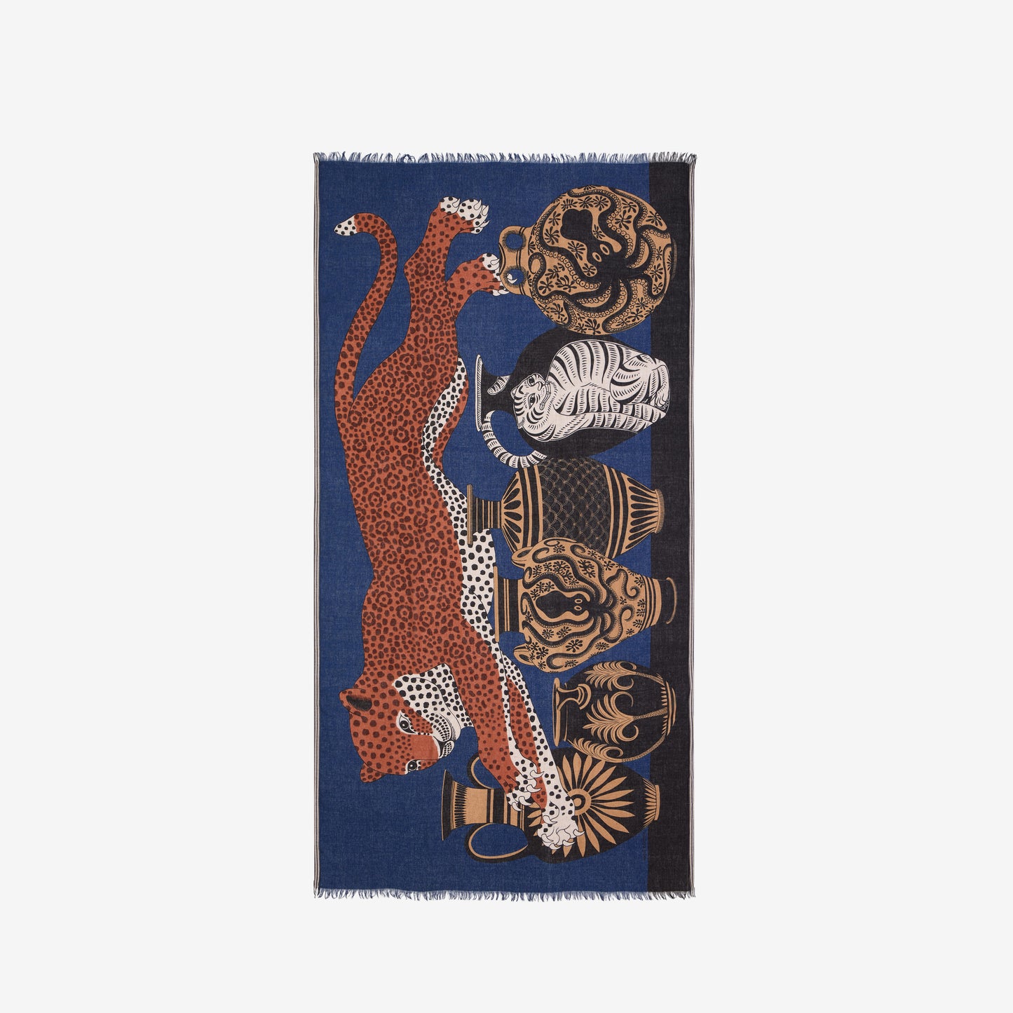Cashmere Scarf 100 - Mykonos - Navy