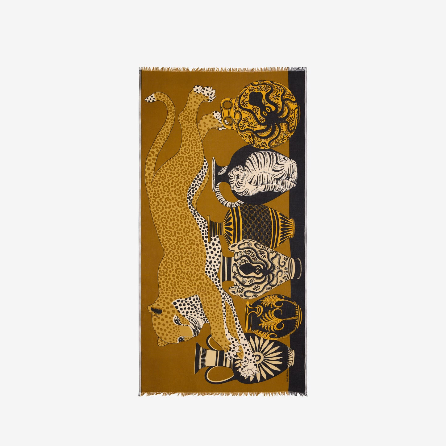 Cashmere Scarf 100 - Mykonos - Golden Brown
