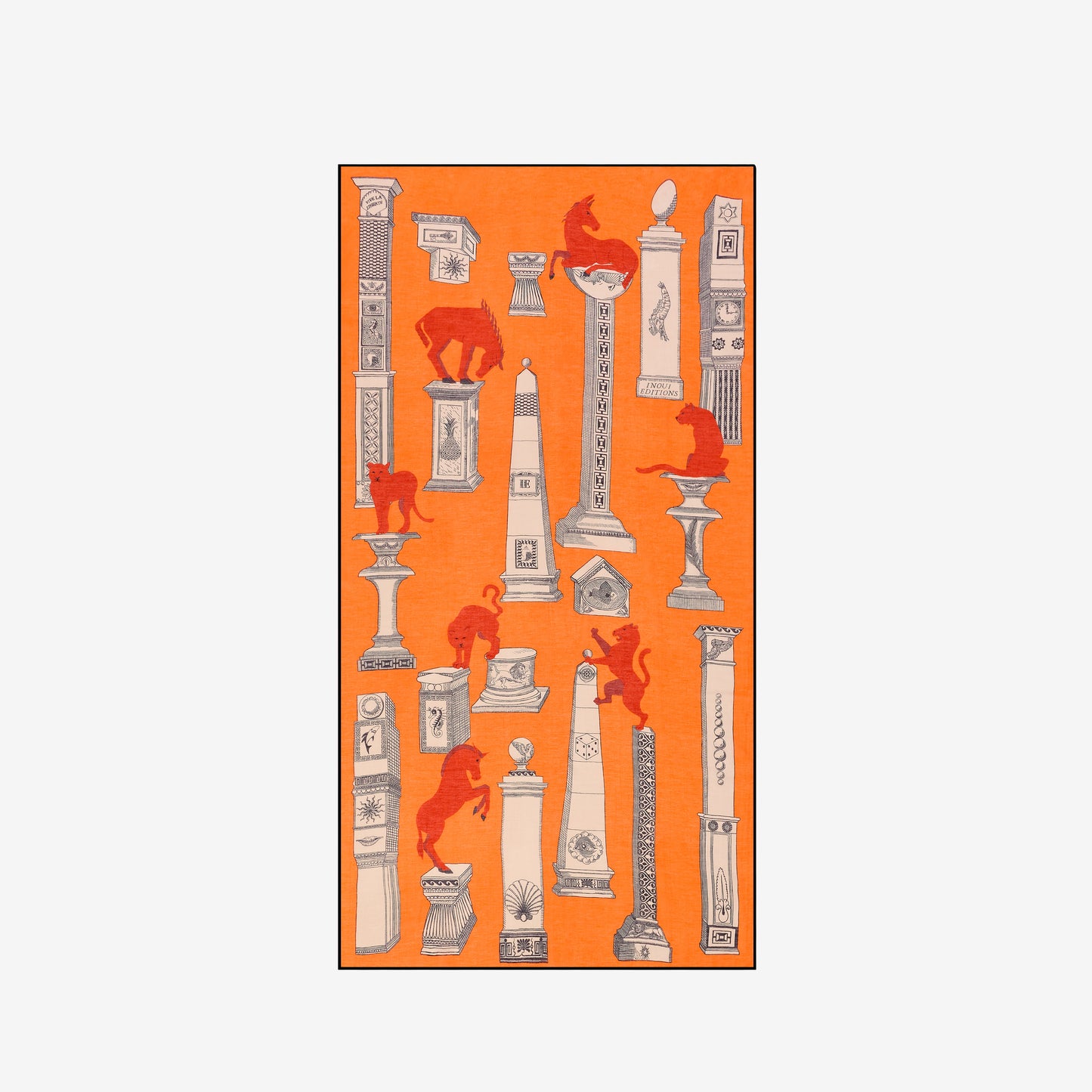 Scarf 100 - Totem - Orange