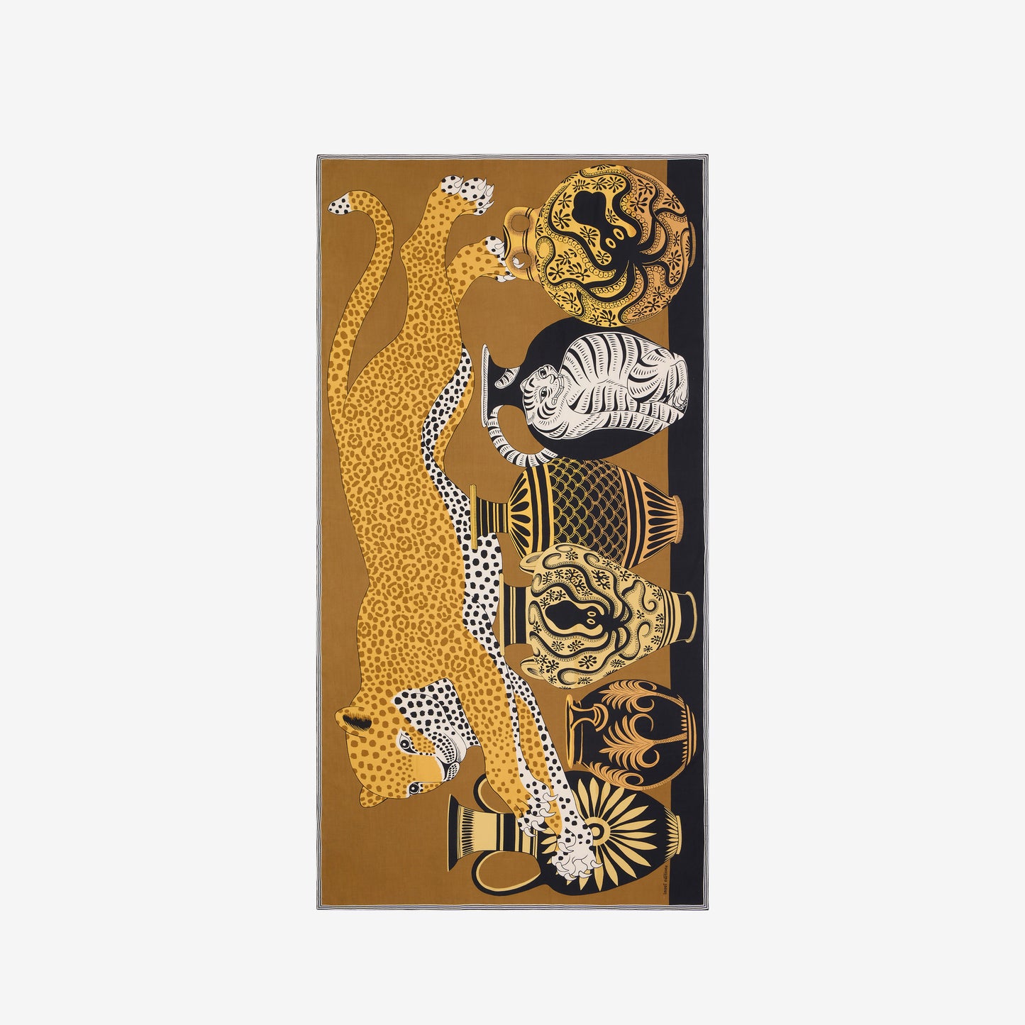 Scarf 100 - Mykonos - Golden Brown