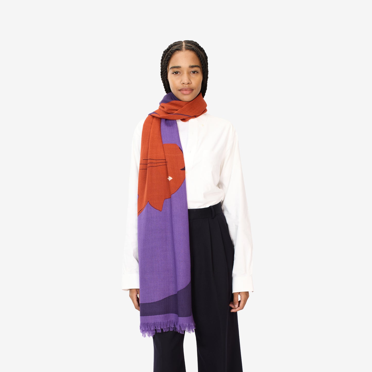 Scarf 100 - Amour - Purple
