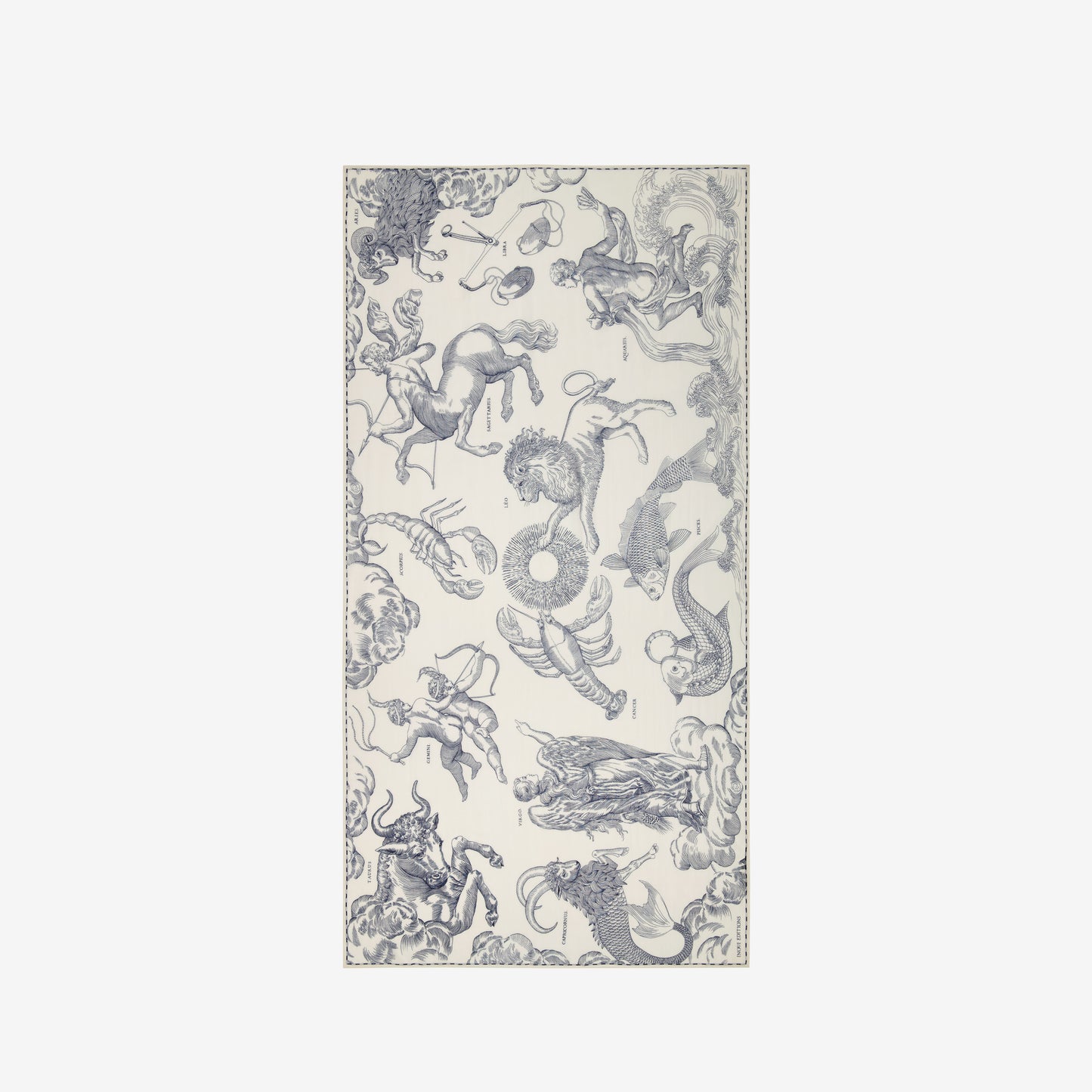 Scarf 100 - Astrologie - White