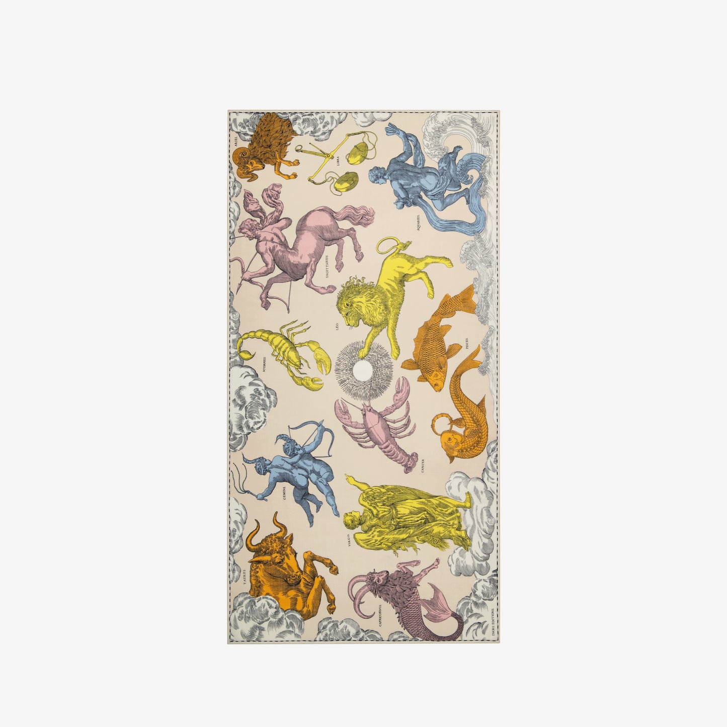 Sciarpa 100 - Astrologie - Multicolore