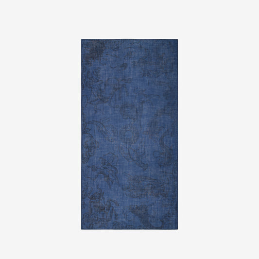Schal 100 - Astrologie - Marineblau