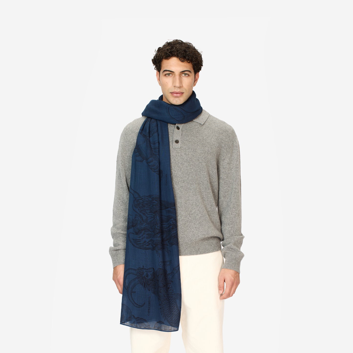 Scarf 100 - Astrologie - Navy
