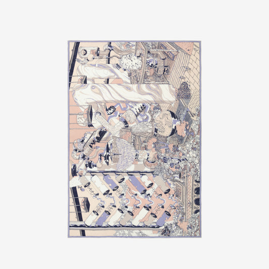 Scarf 130 - Imprimerie - Nude