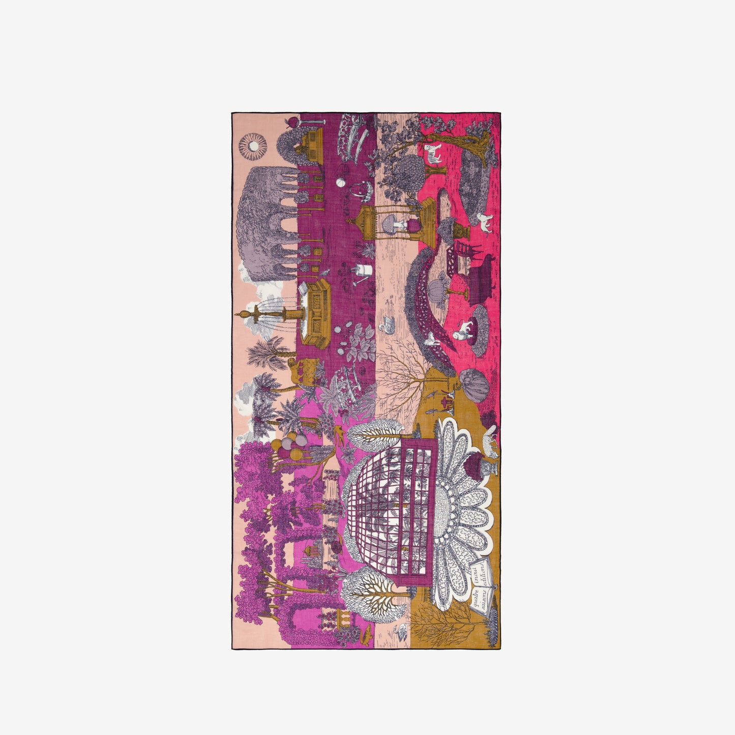 Scarf 100 - Quatre Saisons - Fuchsia