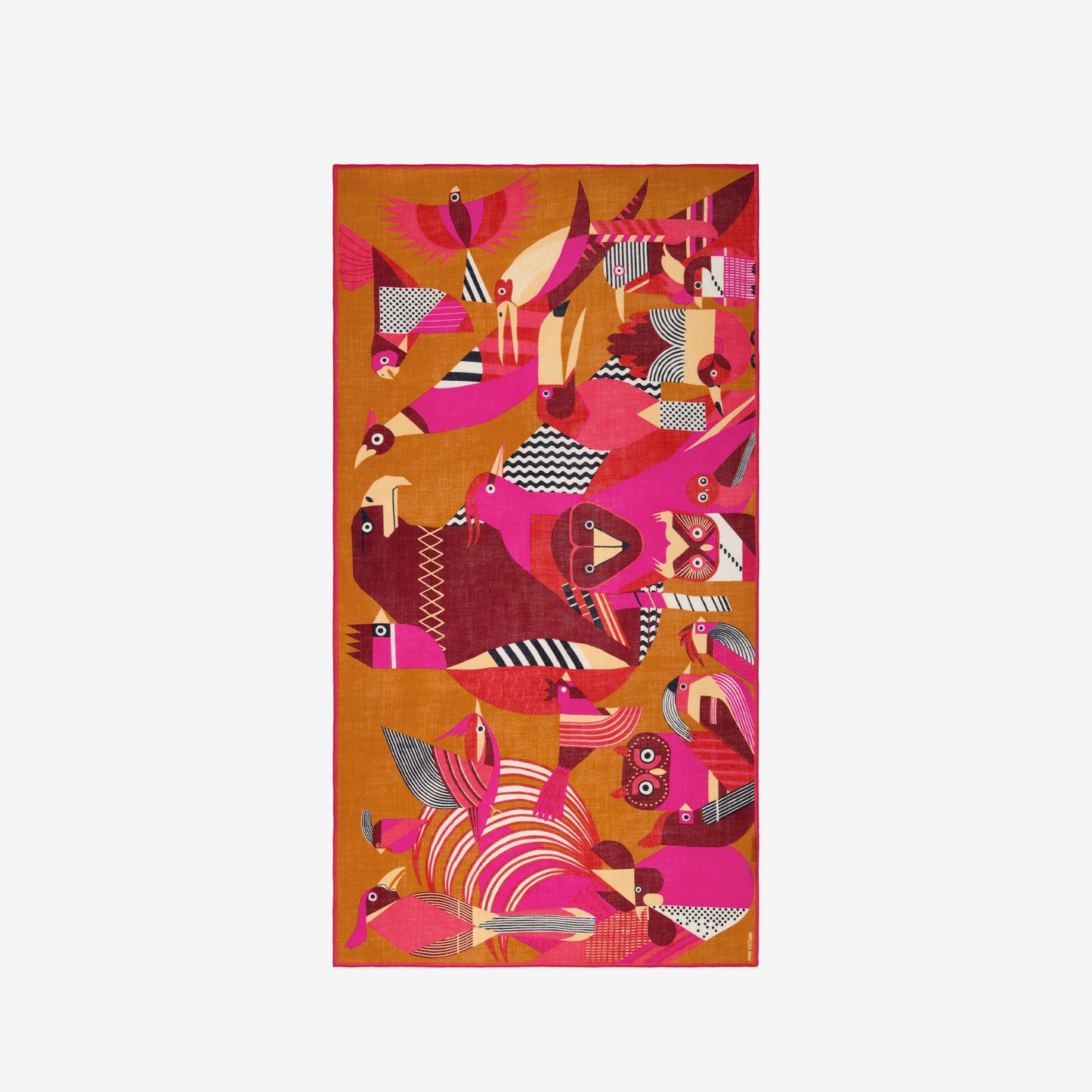 Schal 100 - Tribu - Fuchsia