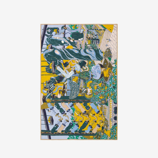 Scarf 130 - Imprimerie - Green