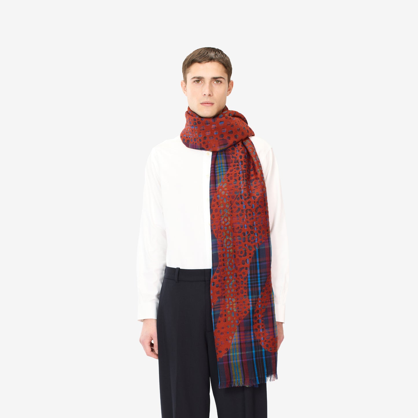 Schal 70 3D - Mike - Orange