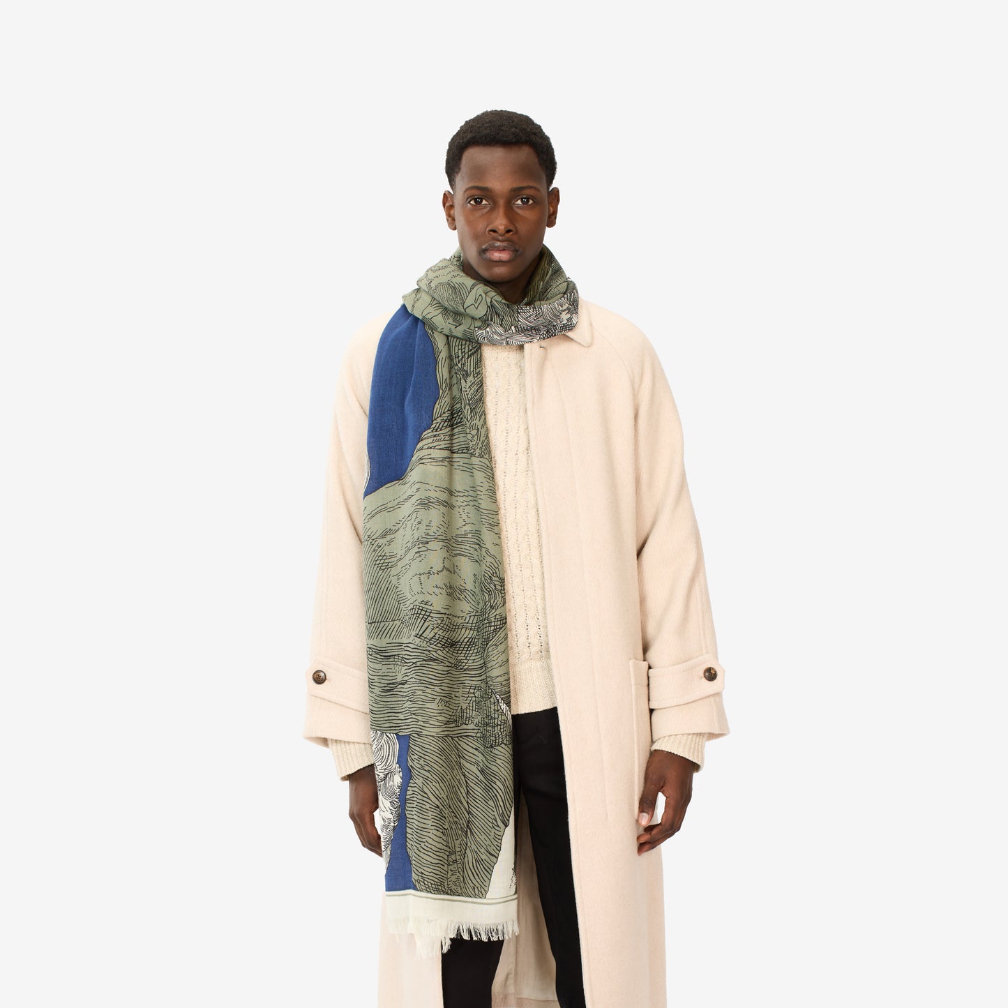 Scarf 70 - Montana - Khaki