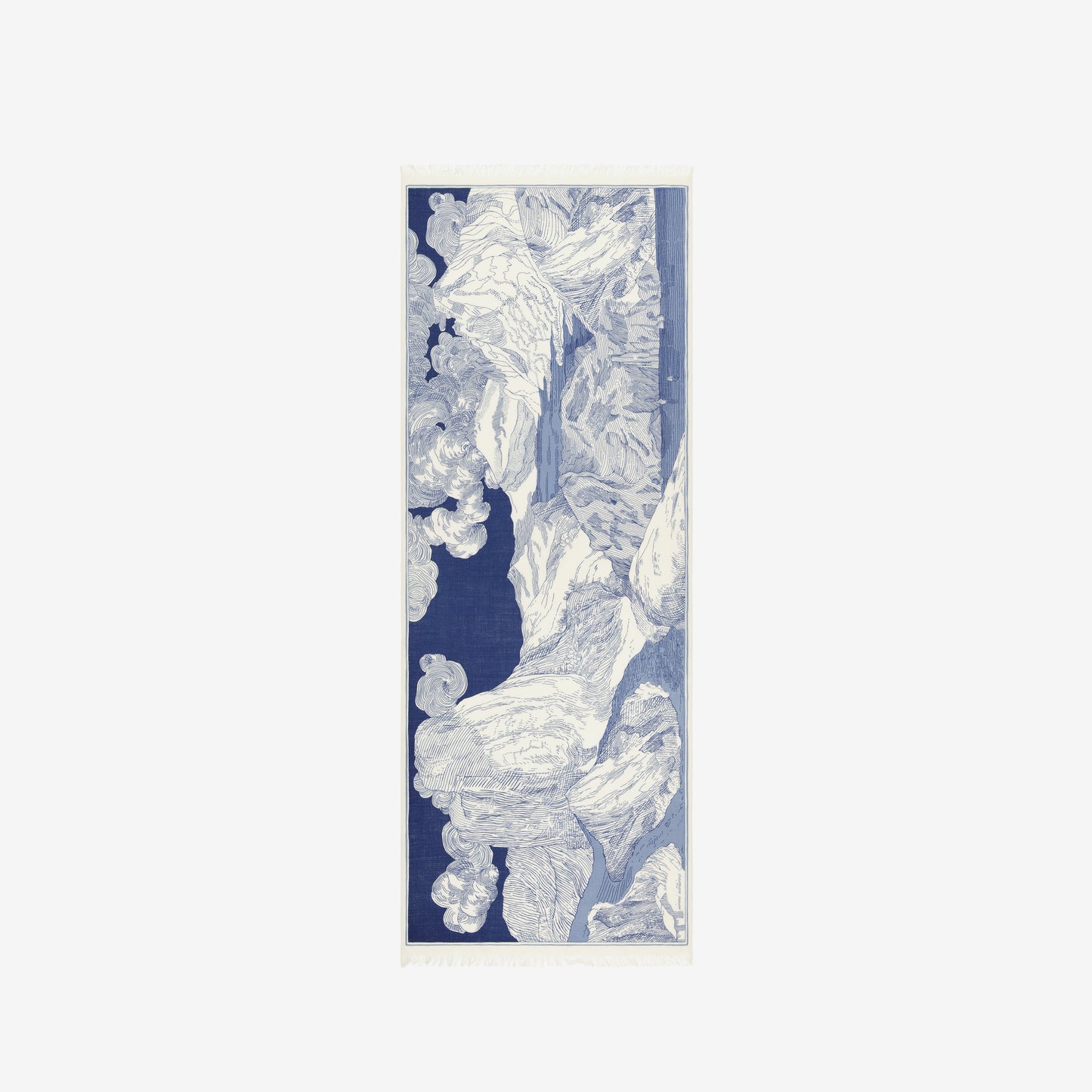 Schal 70 - Montana - Marineblau
