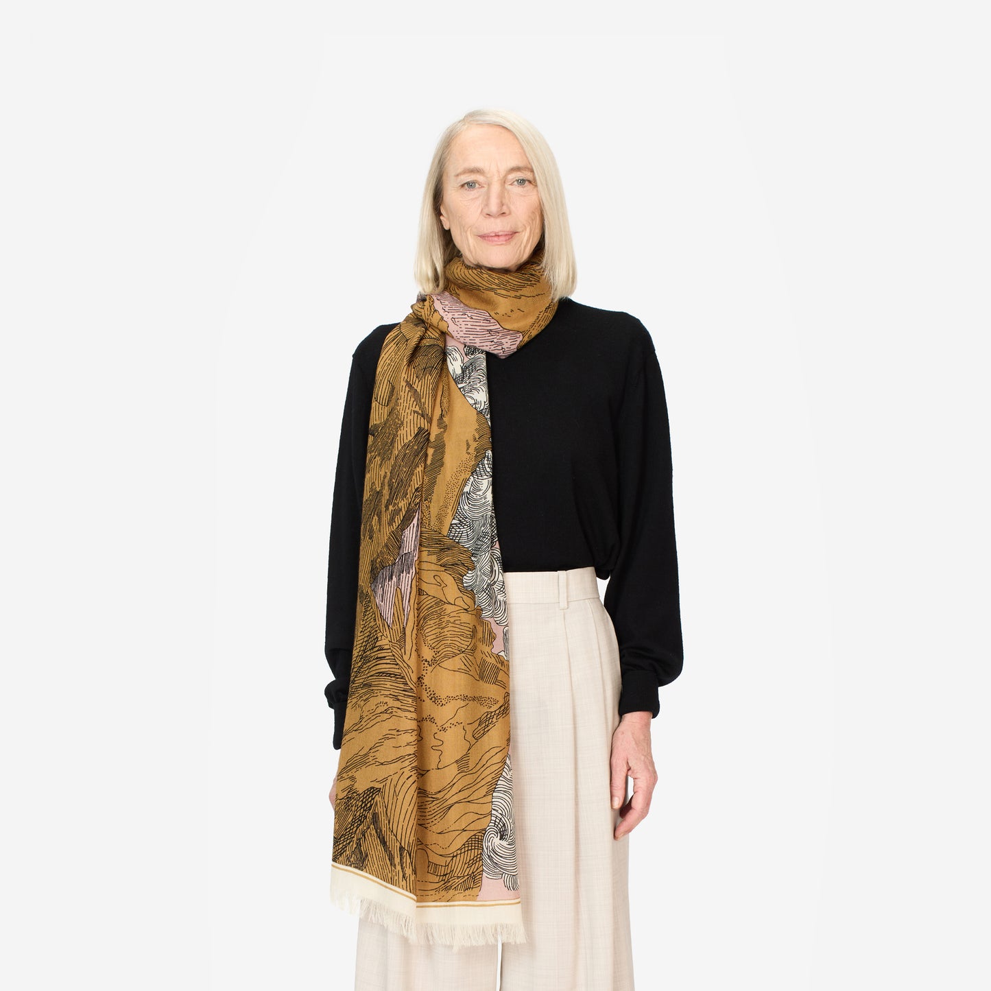 Scarf 70 - Montana - Nude