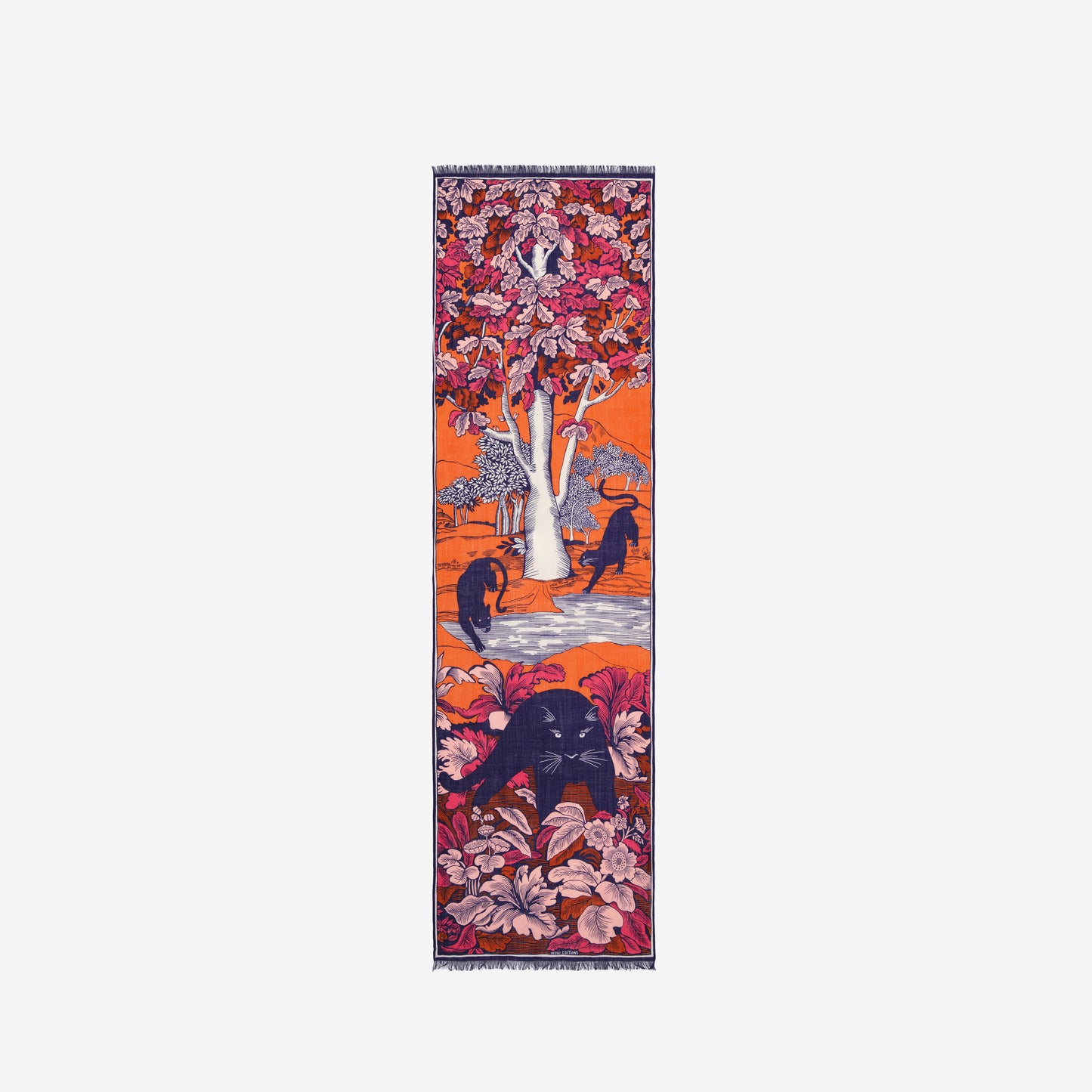Scarf 55 - Panthere - Pink
