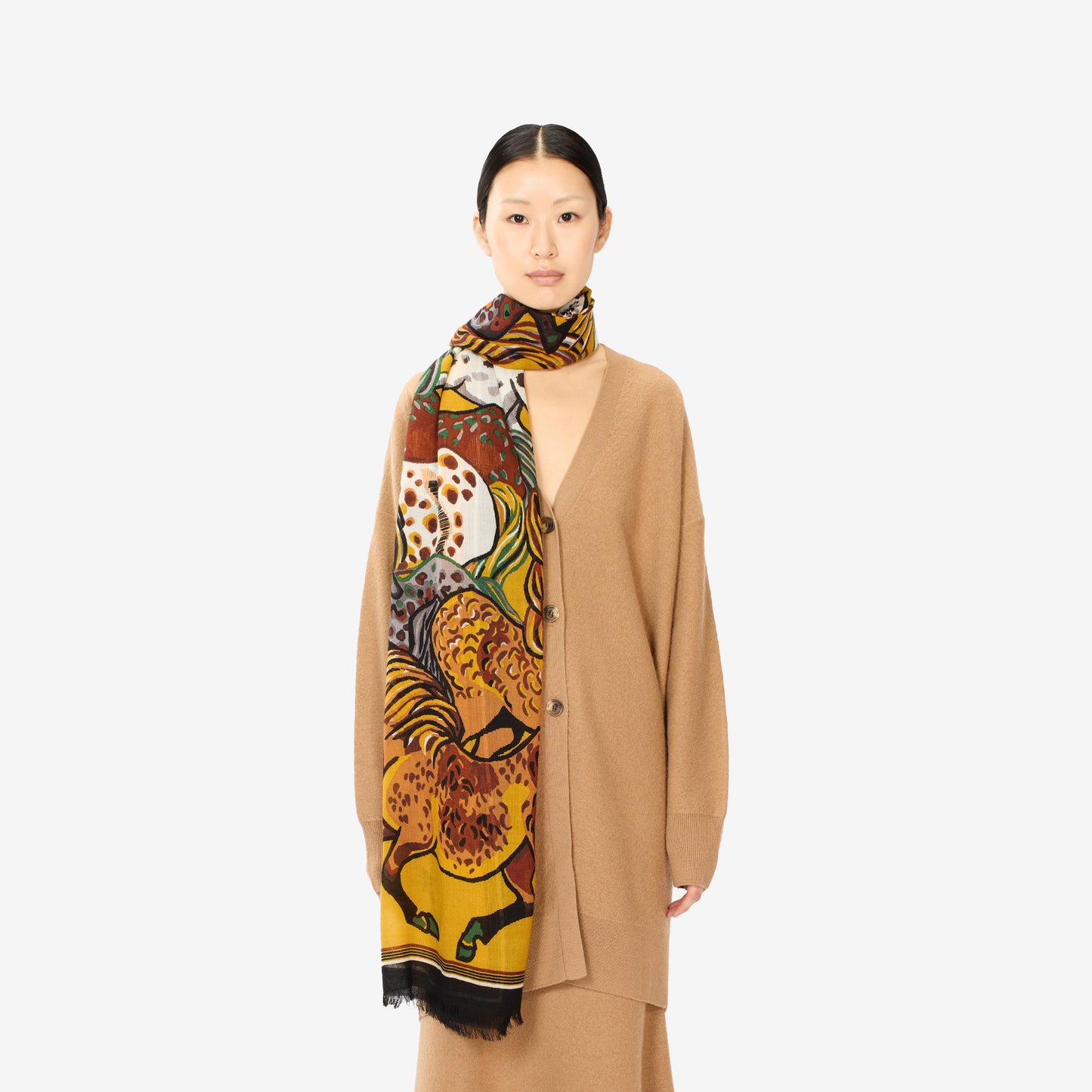 Scarf 80 - Western - Golden Brown