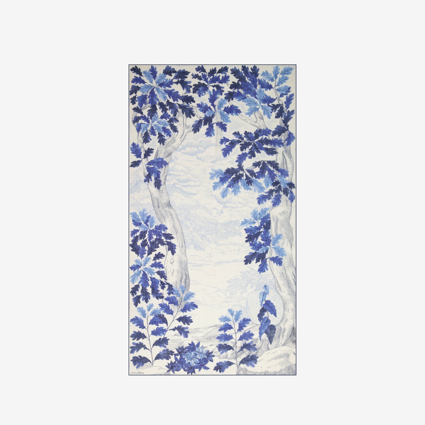 Scarf 100 - Amboise - Blue