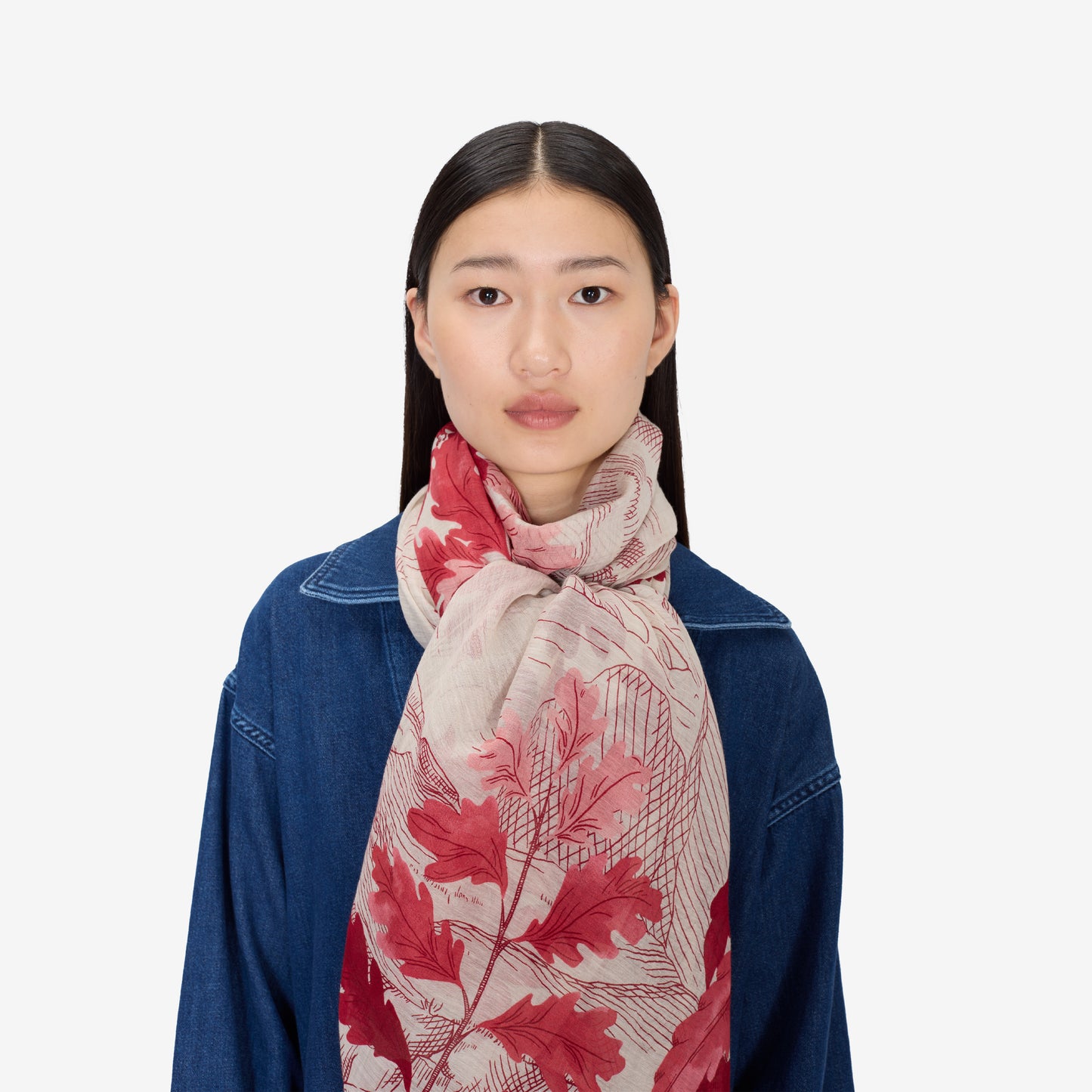 Scarf 100 - Amboise - Red