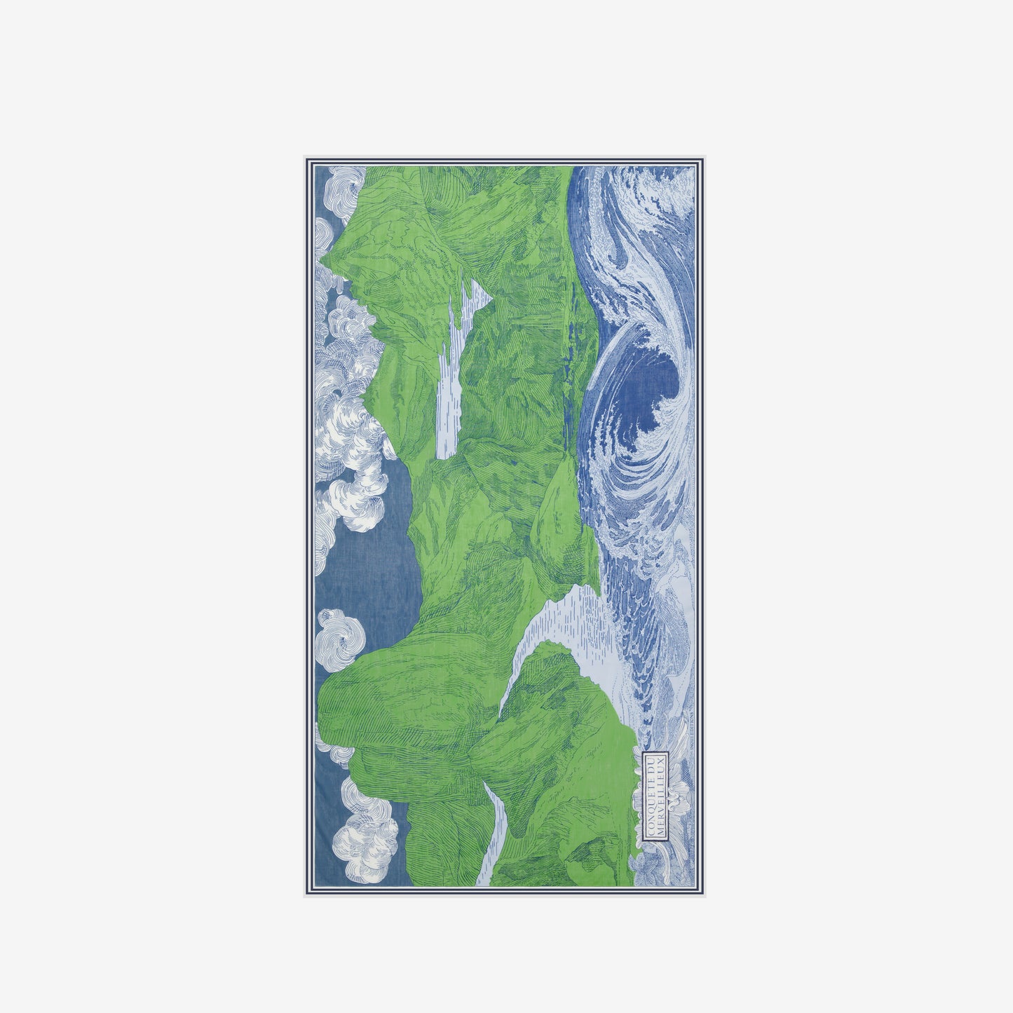 Scarf 100 - Balthazar - Blue
