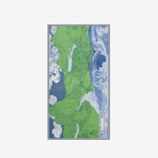 Schal 100 - Balthazar - Blau