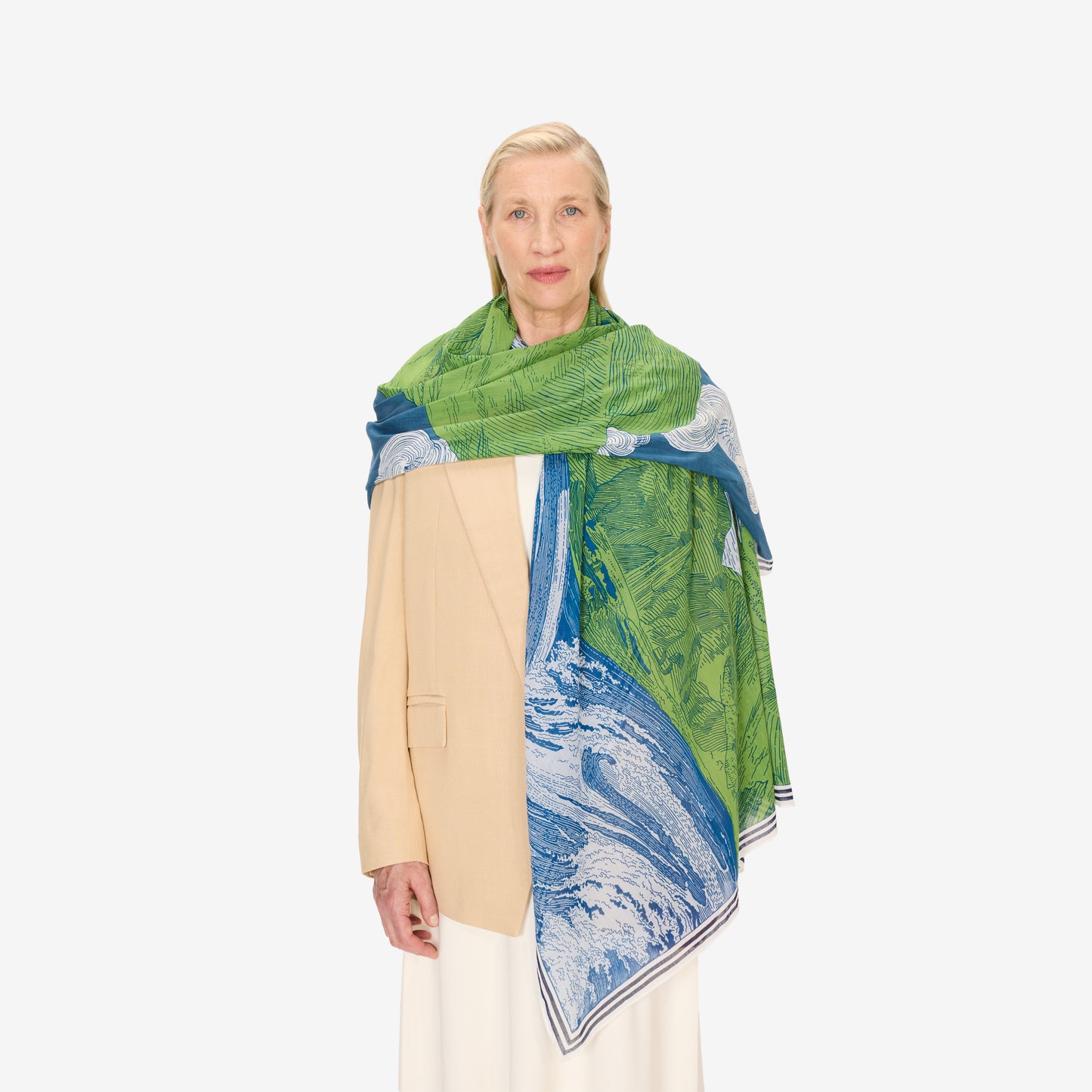 Scarf 100 - Balthazar - Blue