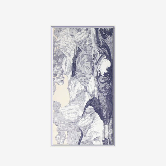 Schal 100 - Balthazar - Marineblau