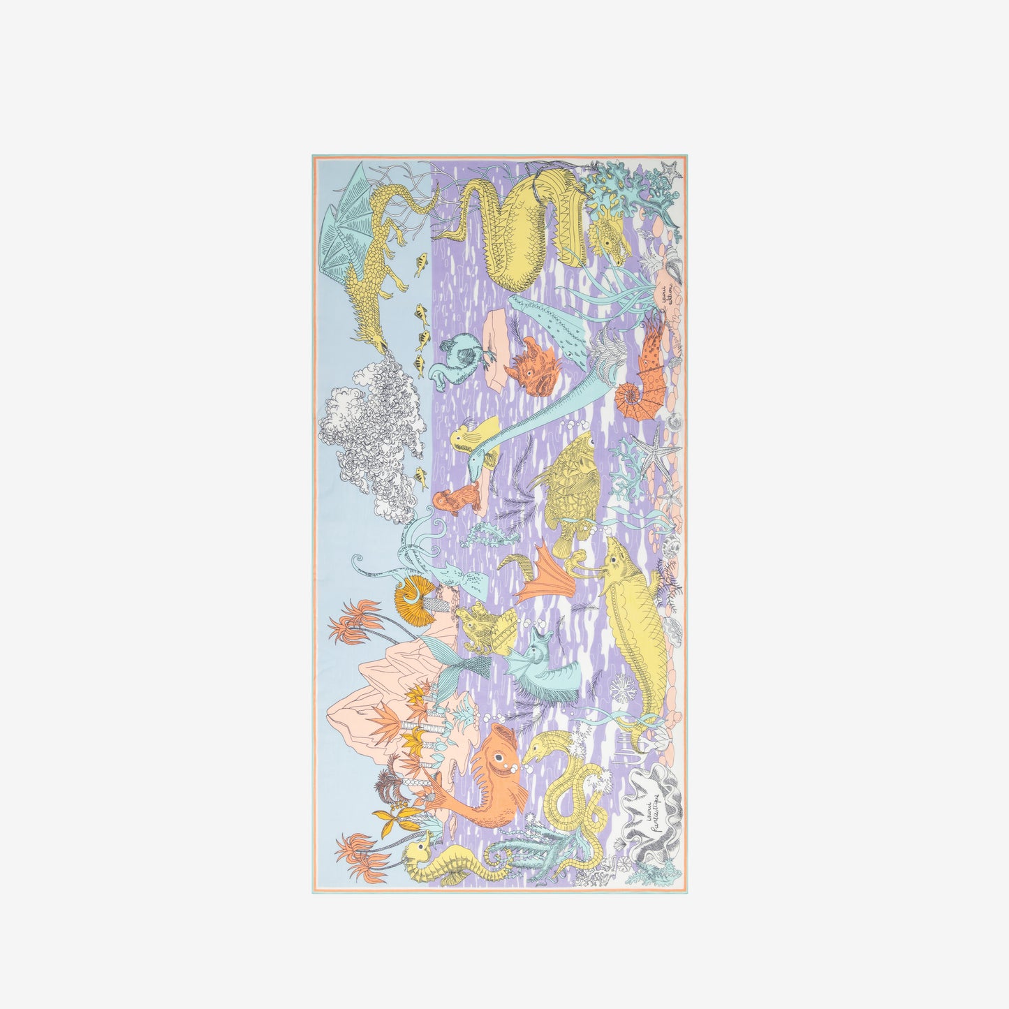 Écharpe  100 - Fantastique - Pastel
