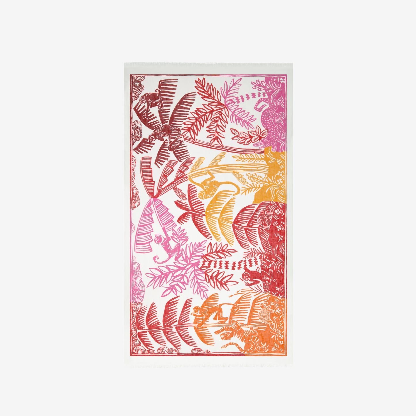 Sciarpa 100 - Jungle - Rosso