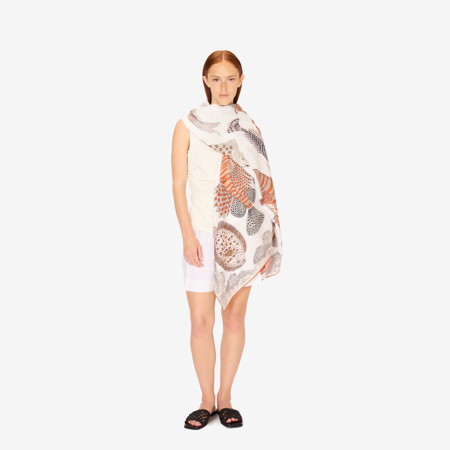 Scarf 100 - Poseidon - Natural