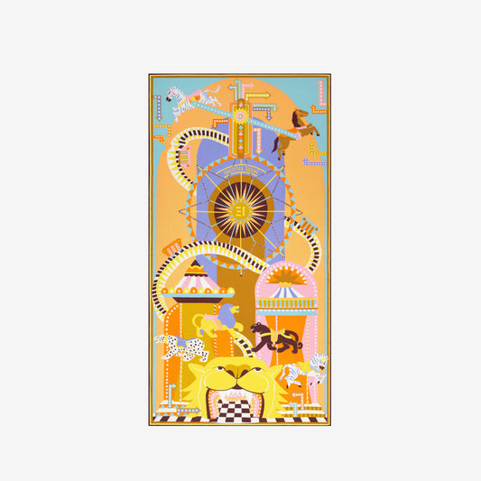 Scarf 100 - Rollercoaster - Pastel