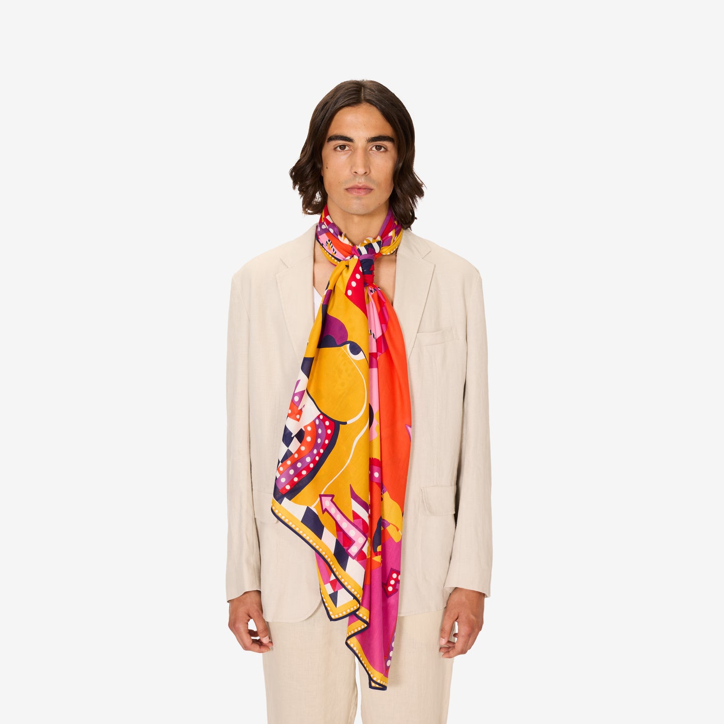 Scarf 100 - Rollercoaster - Flamboyant