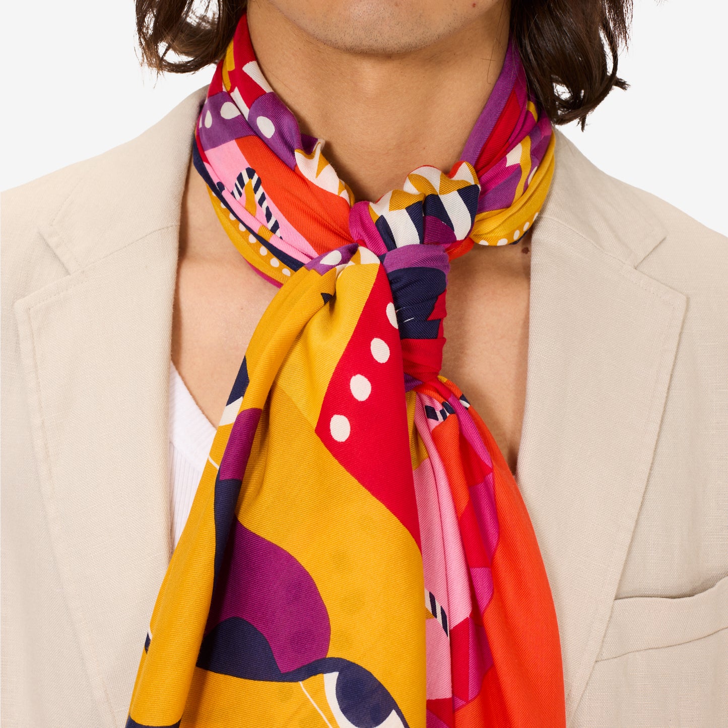 Scarf 100 - Rollercoaster - Flamboyant